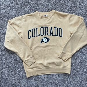 University of Colorado Boulder Crew Neck Sweatshirt CU Boulder